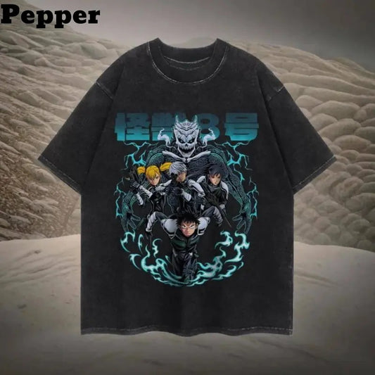 2024 New Vintage "Kaiju No. 8" Anime T-Shirt,  Kaiju No. 8 Shirt, Kaiju No. 8 merch, Kaiju No. 8 Graphic,  Anime shirt, Vintage graphic tee, gift for fan, gift for him, gift for her menswear top
