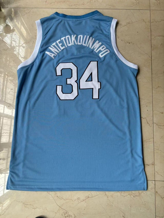2024 Team 34 # Blue Jersey Style 1
