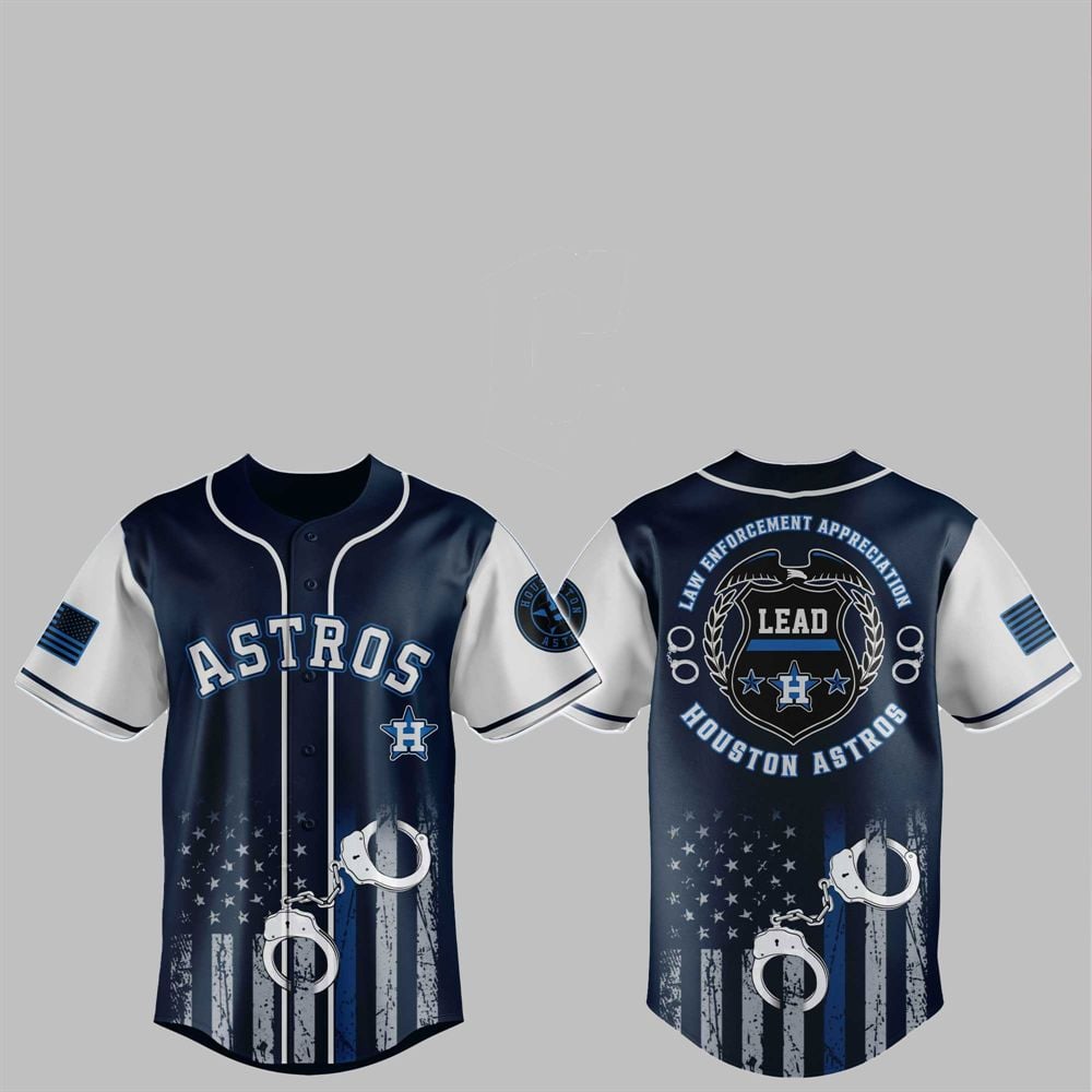 2025 Astros Law Enforcement Appreciation Day Jersey - Grishko.com