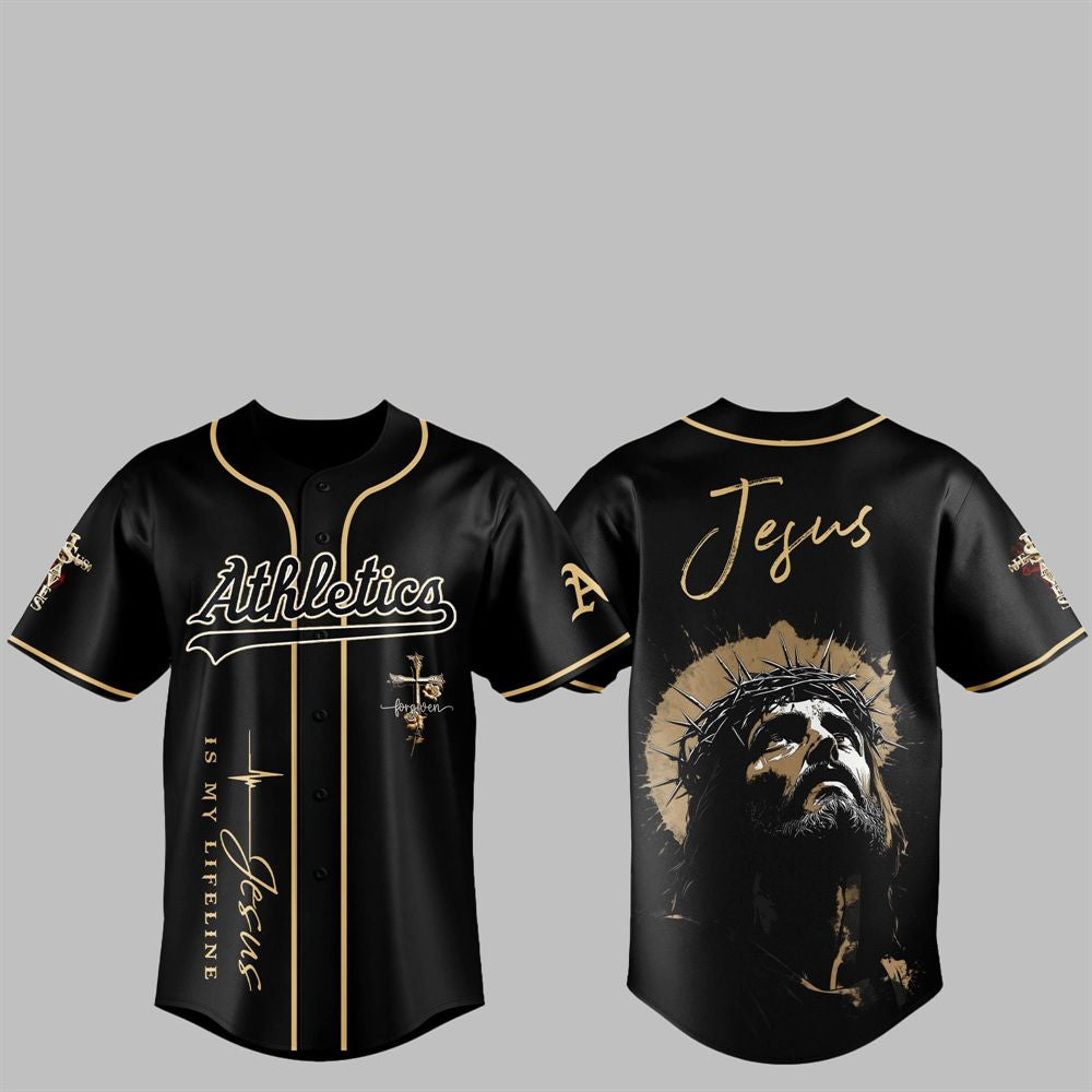2025 Athletics Jesus Baseball Jersey - Grishko.com