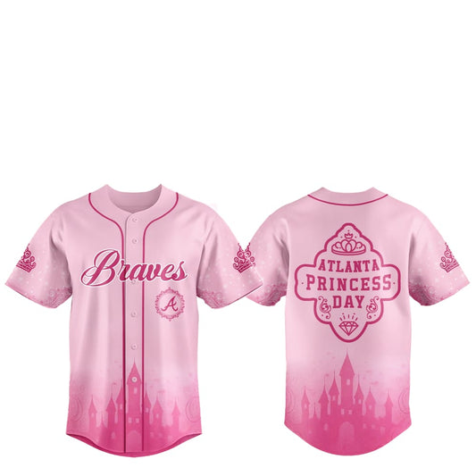 2025 Atlanta Braves Princess Day Baseball Jersey - Grishko.com