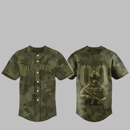2025 Blue Jays Armed Forces Day Night Jersey - Grishko.com