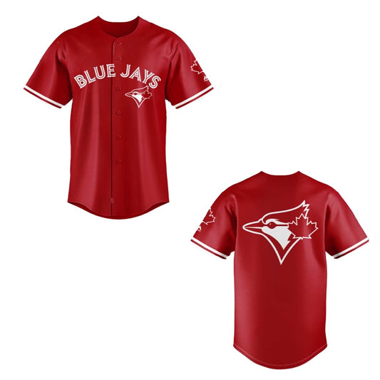 2025 Blue Jays Canada Day Baseball Jersey - Grishko.com