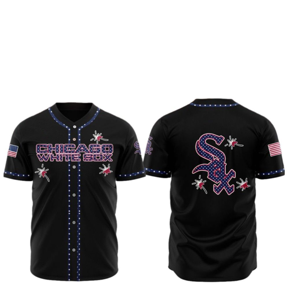 2025 Chicago White Sox Happy Independence Day Baseball Jersey - Grishko.com