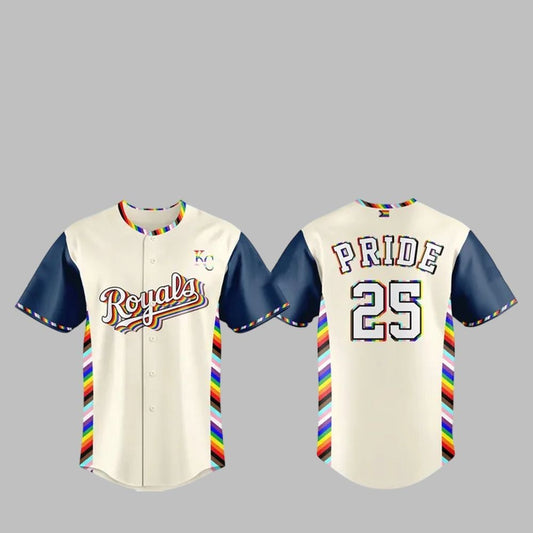2025 KC Royals Pride Month Jersey - Grishko.com