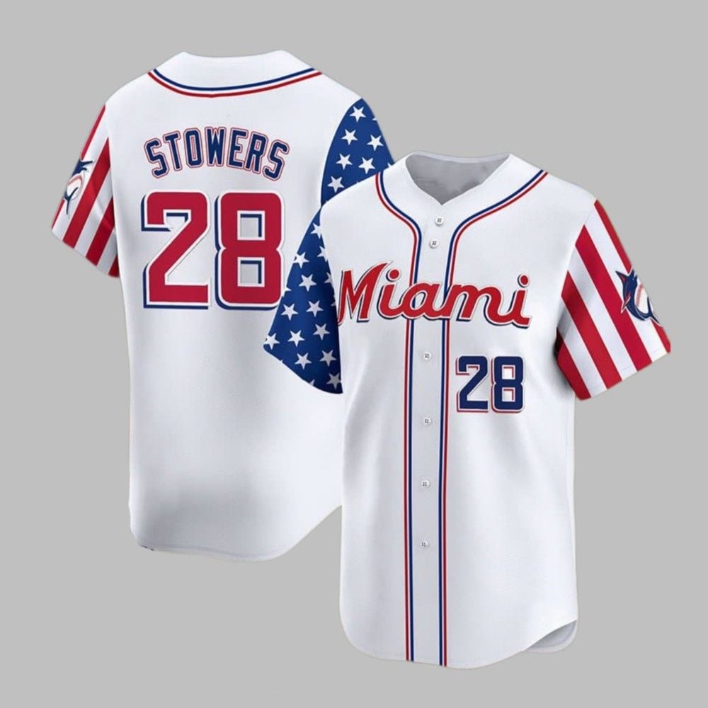 2025 Miami Stowers Fouth Of July Jersey - Grishko.com