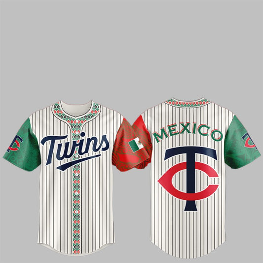 2025 Minnesota Twins Mexican Heritage Night Jersey - Grishko.com