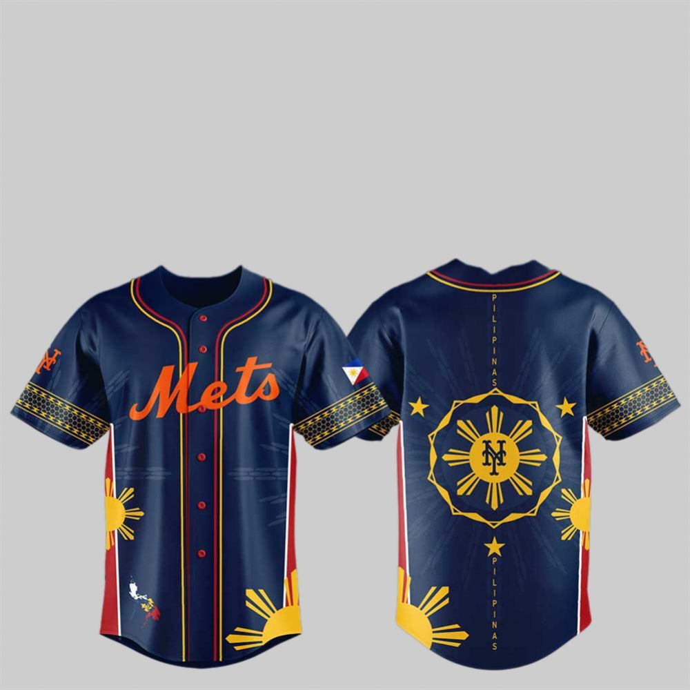 2025 NY Mets Filipino Heritage Night Jersey - Grishko.com