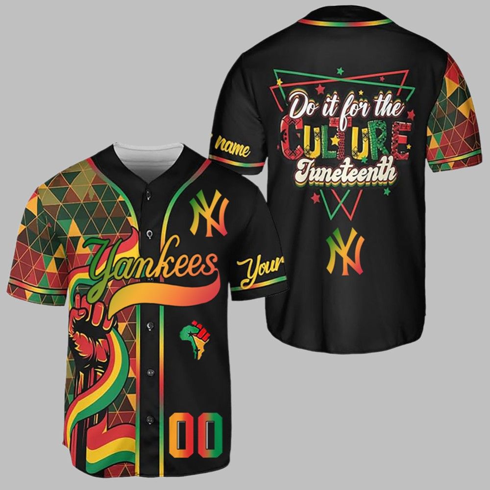 2025 NY Yankees Juneteenth Day Jersey - Grishko.com