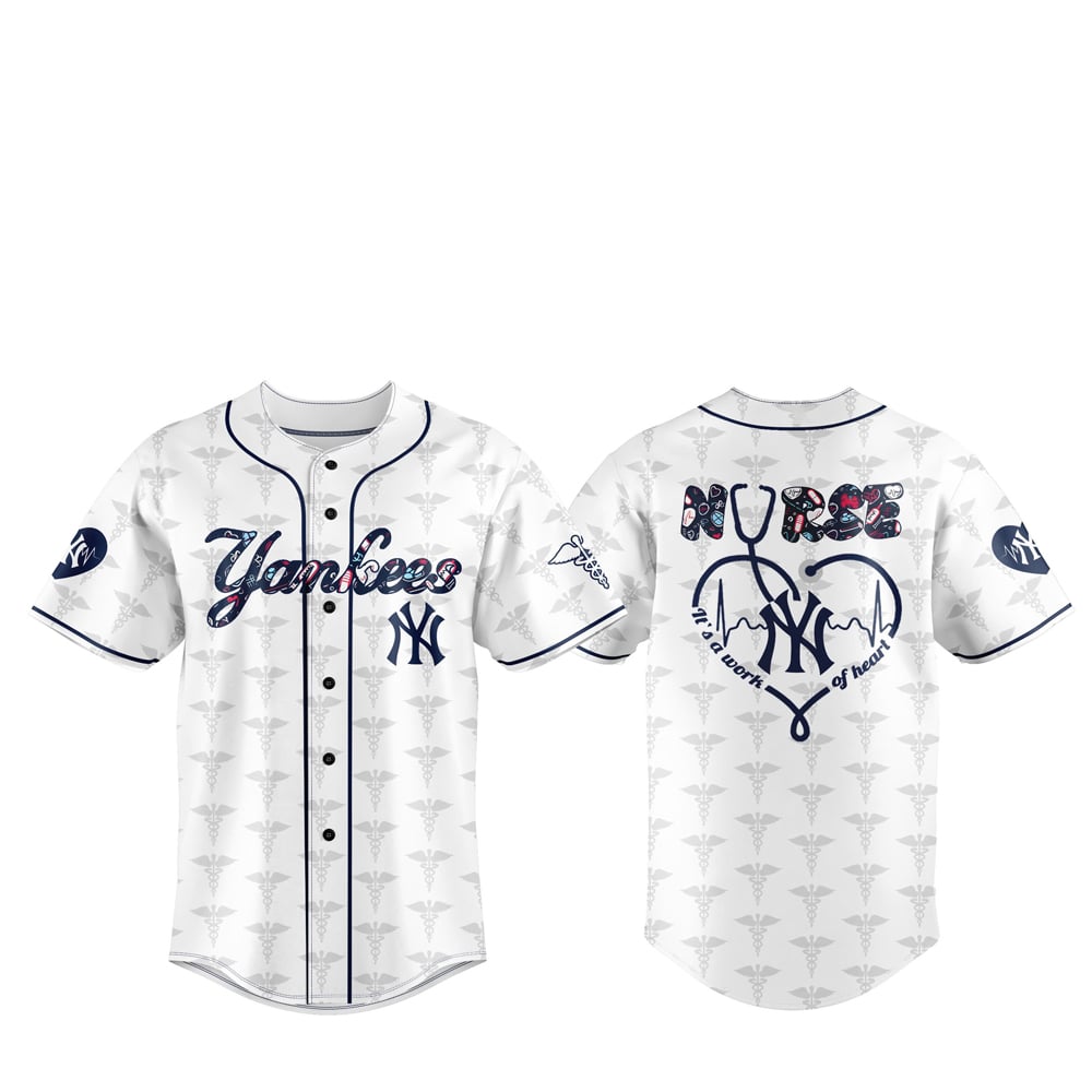 2025 NY Yankees NURSES NIGHT Jersey - Grishko.com