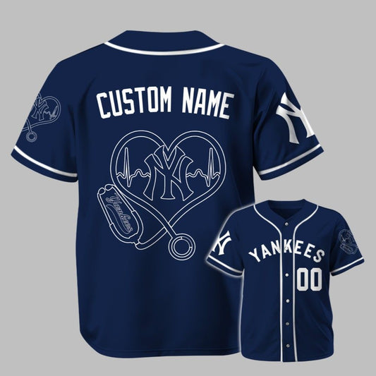 2025 NY Yankees Nurse Heartbeat Jersey - Grishko.com