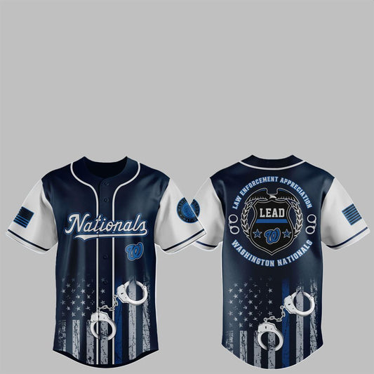 2025 Nationals x Law Enforcement Appreciation Day Jersey - Grishko.com