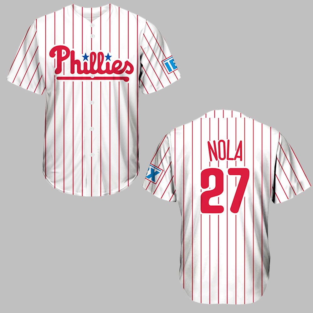 2025 Phillies Independence Aaron Nola Jersey Giveaway - Grishko.com