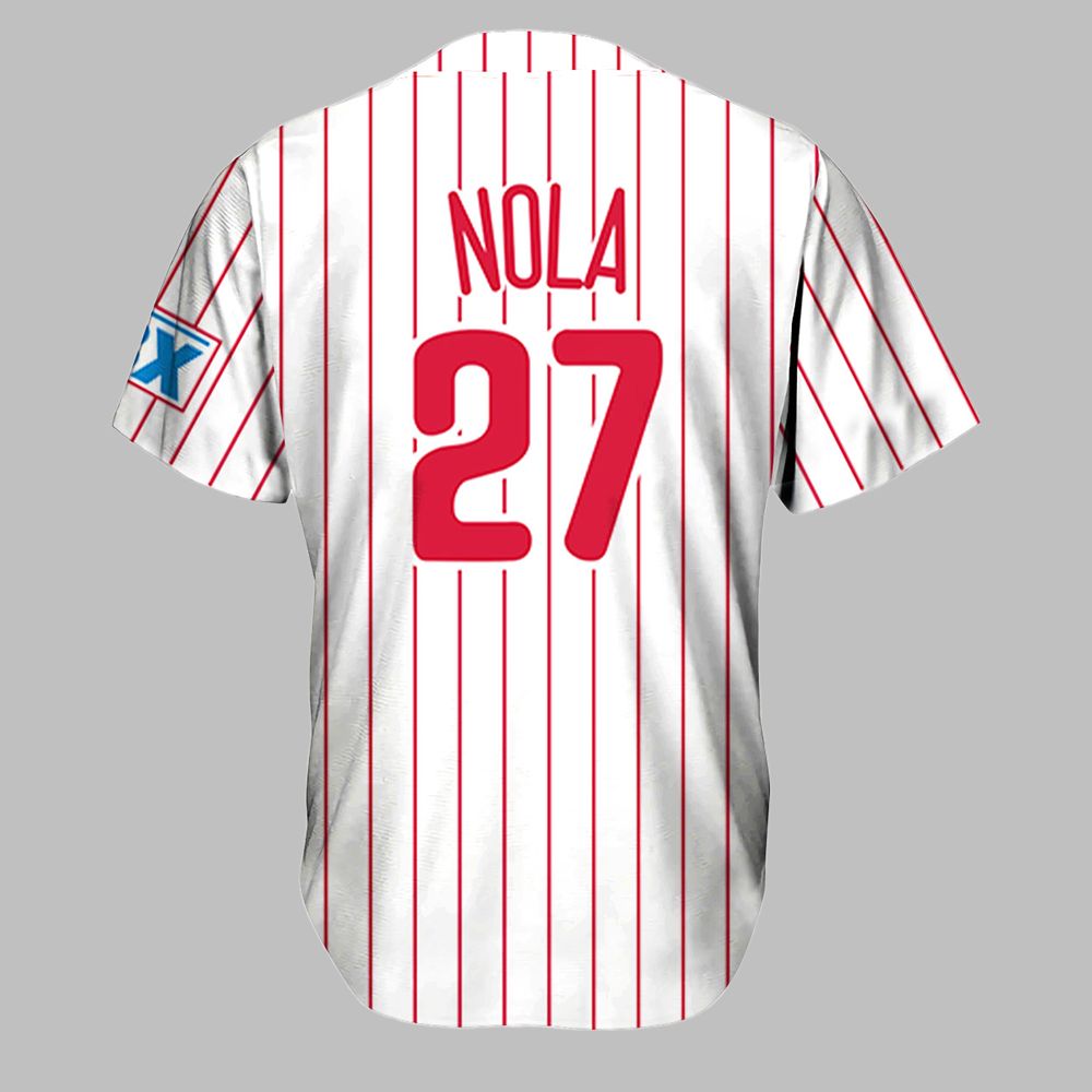 2025 Phillies Independence Aaron Nola Jersey Giveaway - Grishko.com