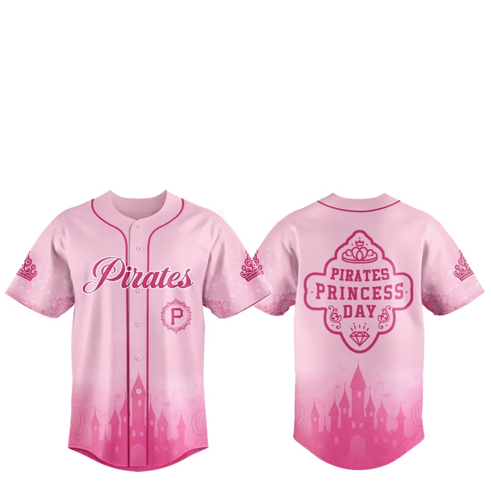 2025 Pittsburgh Pirates Princess Day Baseball Jersey - Grishko.com