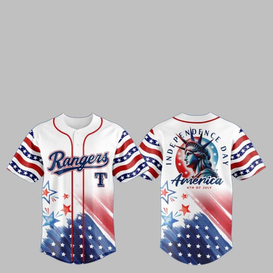 2025 Rangers Celebrate the 4th of July Jersey - Grishko.com