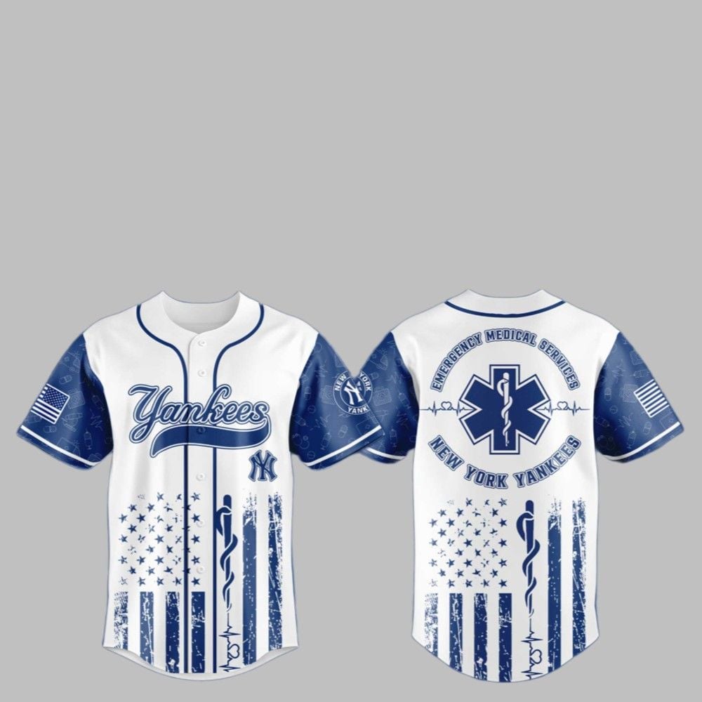 2025 Rangers x Emergency Medical Technician Appreciation Night Jersey - Grishko.com