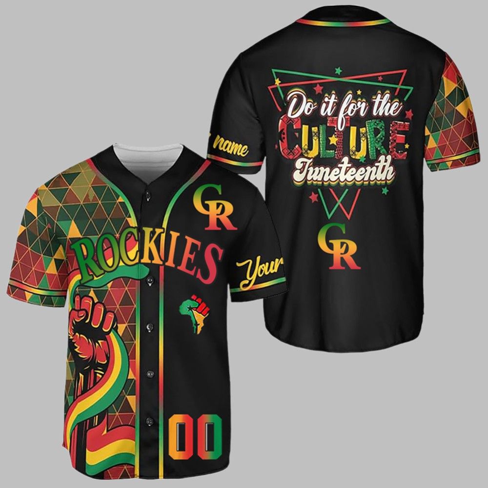 2025 Rockies Juneteenth Day Jersey - Grishko.com