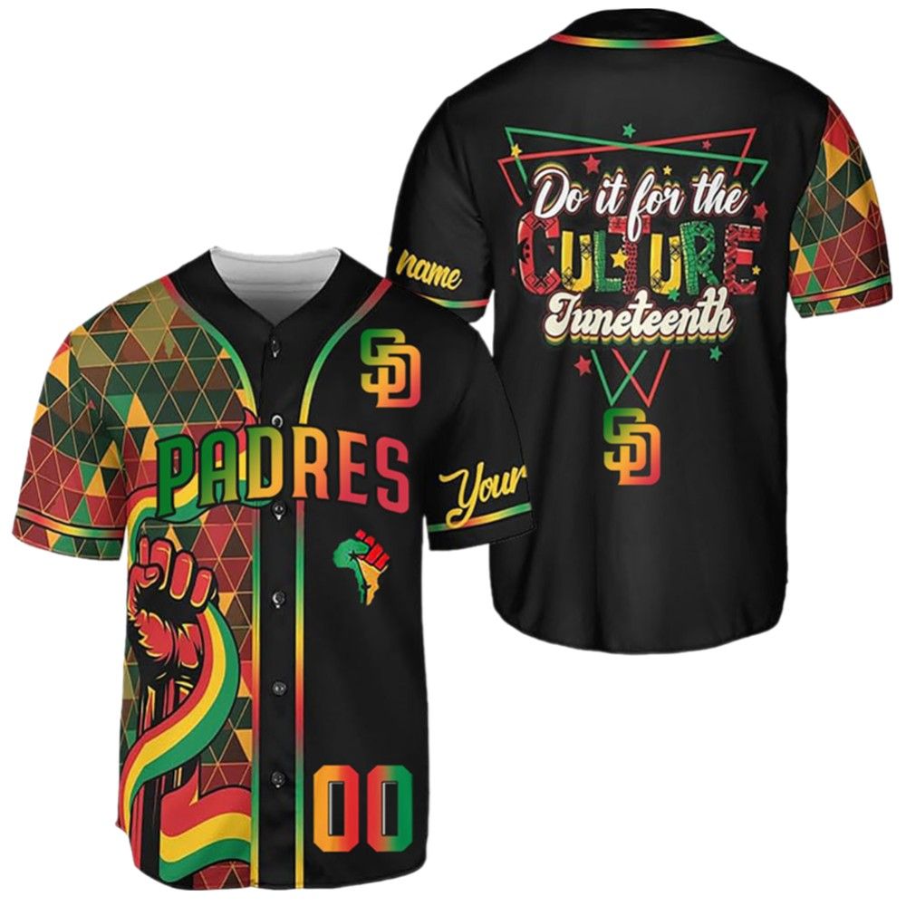 2025 SD Padres Juneteenth Day Jersey - Grishko.com
