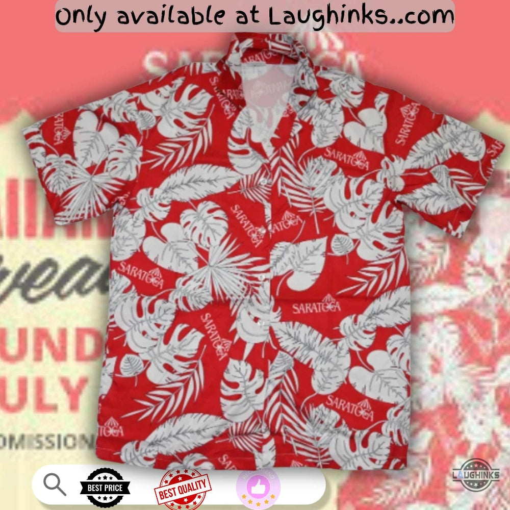 2025 Saratoga Race Course Giveaways Hawaiian Shirt