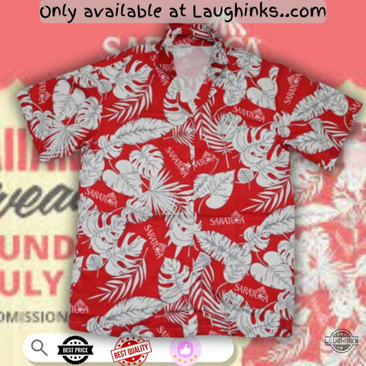 2025 Saratoga Race Course Giveaways Hawaiian Shirt