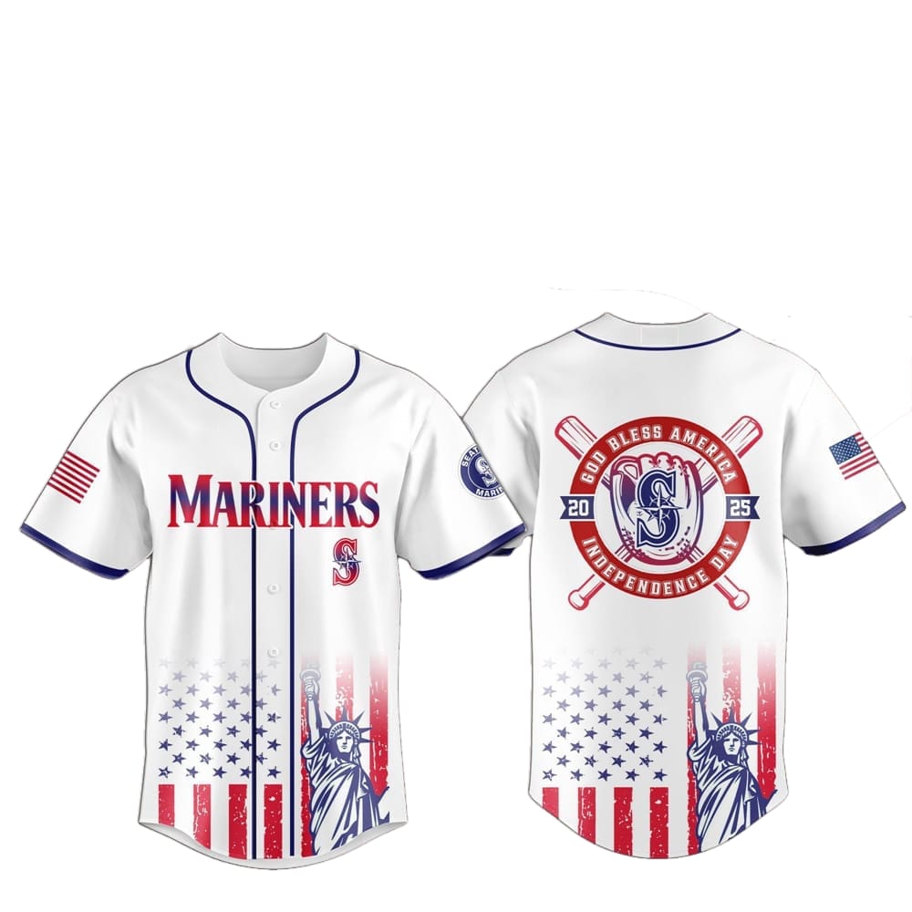 2025 Seattle Mariners 4th Of July Independence Day Jersey - Grishko.com