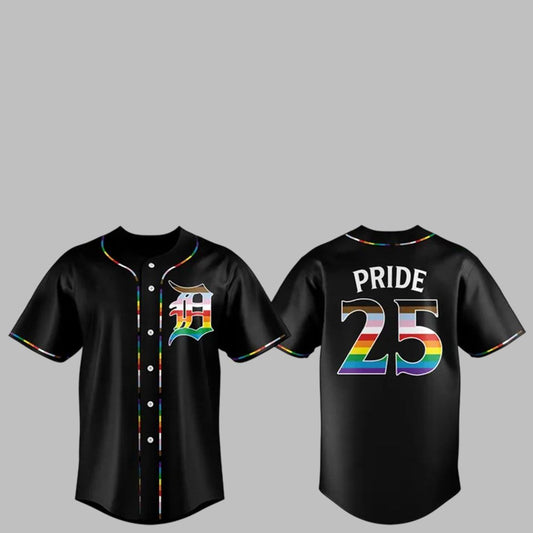 2025 Tigers Celebrate Pride Month Jersey - Grishko.com