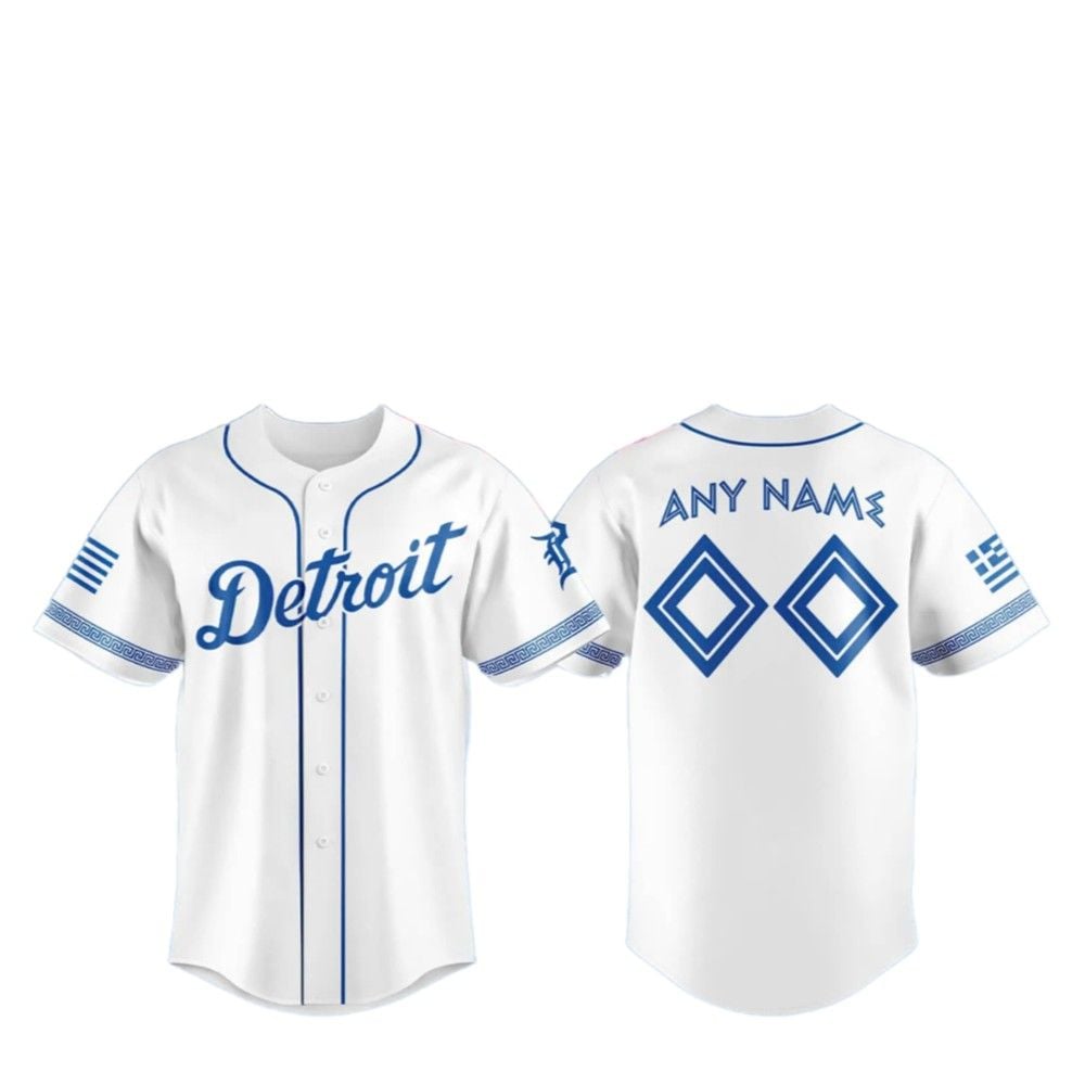 2025 Tigers Greek Heritage Night Jersey - Grishko.com