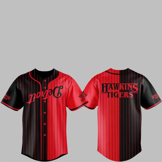 2025 Tigers Stranger Things Baseball Jersey - Grishko.com