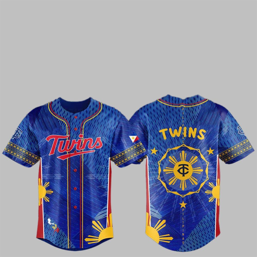 2025 Twins Filipino Heritage Night City Connect Jersey - Grishko.com