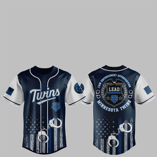 2025 Twins x Law Enforcement Appreciation Day Jersey - Grishko.com