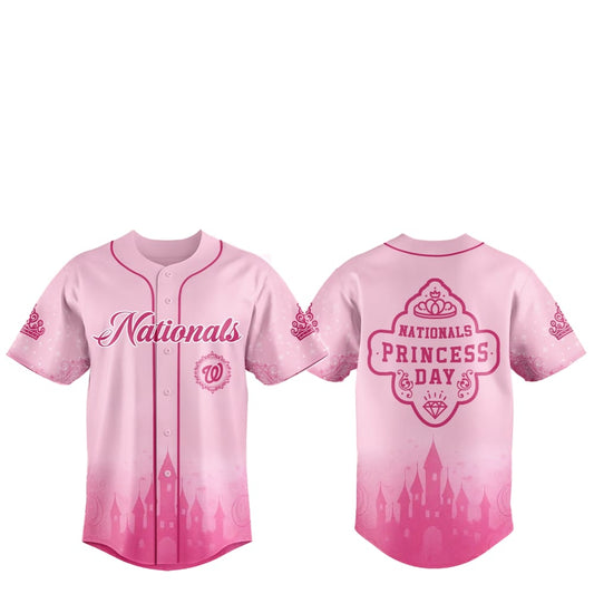 2025 Washington Nationals Princess Day Baseball Jersey - Grishko.com