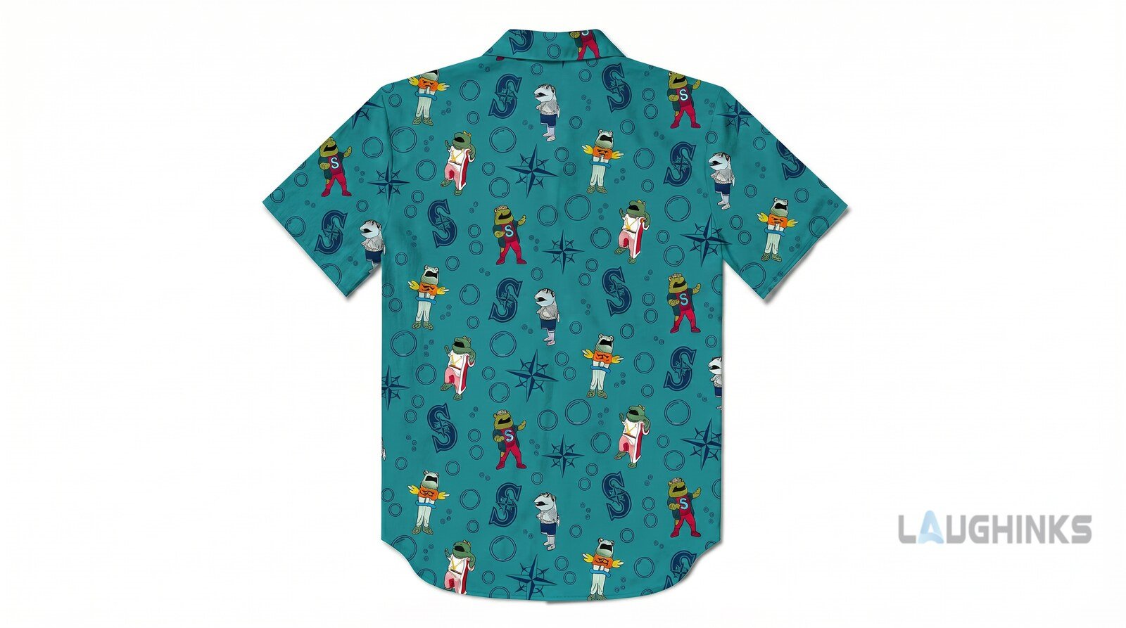 2026 Giveaway Mariners Salmon Run Day 22 July Hawaiian Shirt