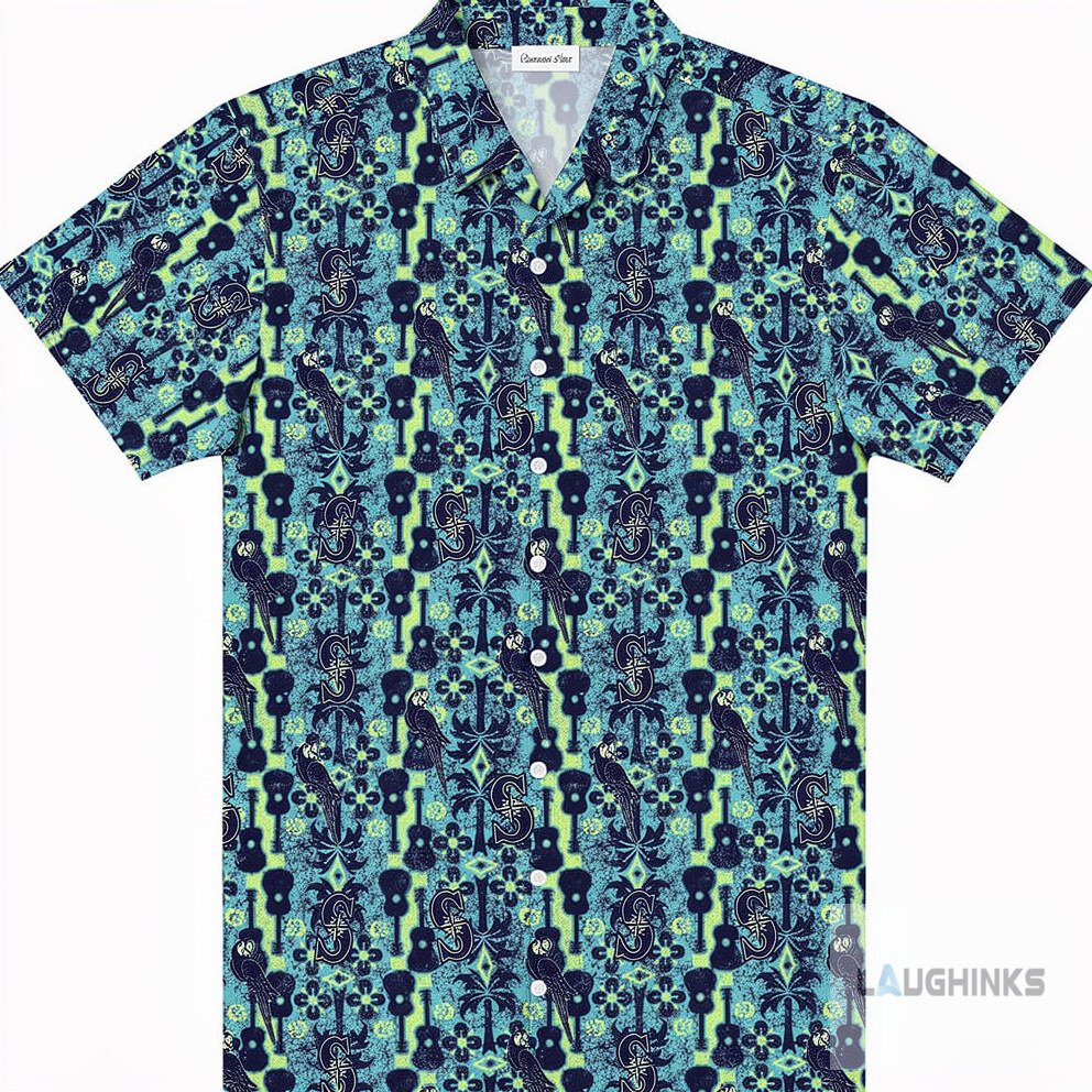 2026 Mariners Margaritaville Giveaway Aloha Hawaiian Shirt