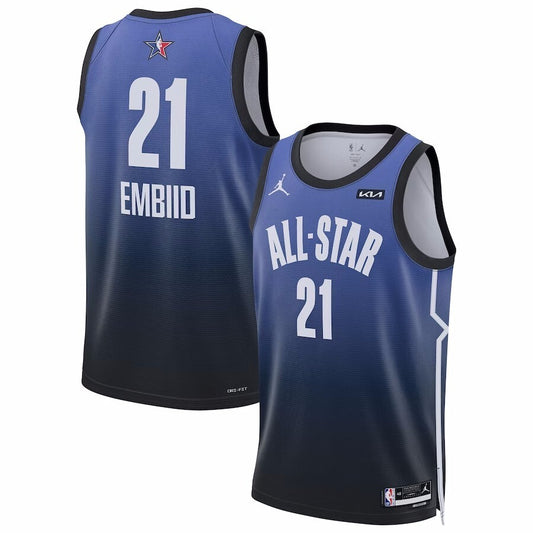 #21 Joel Embiid 2023 NBA All-Star Game Swingman Jersey - Blue