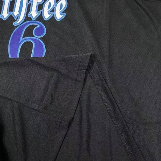#6 pat three mafia jersey black Style 3