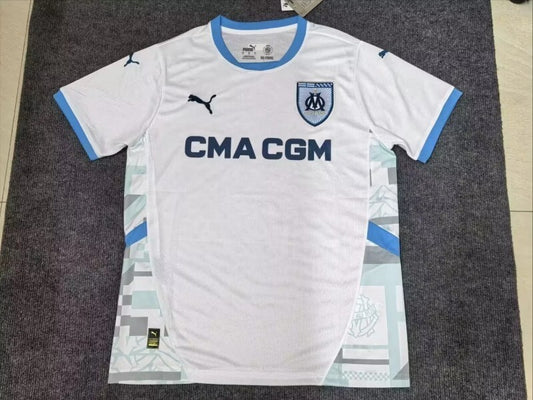 24-25 marseille home soccer jersey Style 2