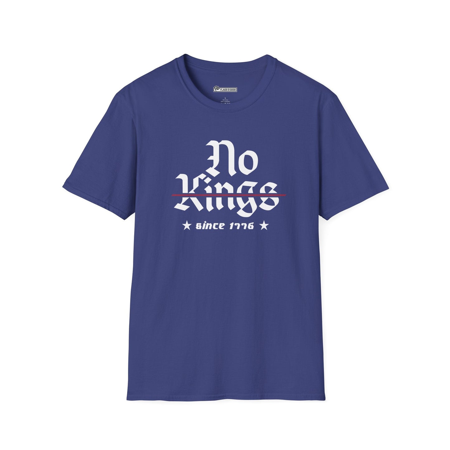 No Kings since 1776 T-Shirt Hoodie, Sweatshirt | InkThreadWorks.com (Image 1)