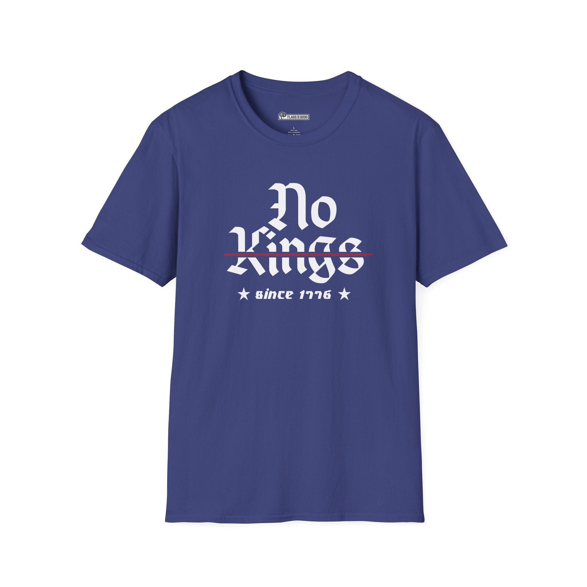 No Kings since 1776 T-Shirt Hoodie, Sweatshirt | InkThreadWorks.com (Image 1)