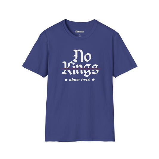 No Kings since 1776 T-Shirt Hoodie, Sweatshirt | InkThreadWorks.com (Image 1)