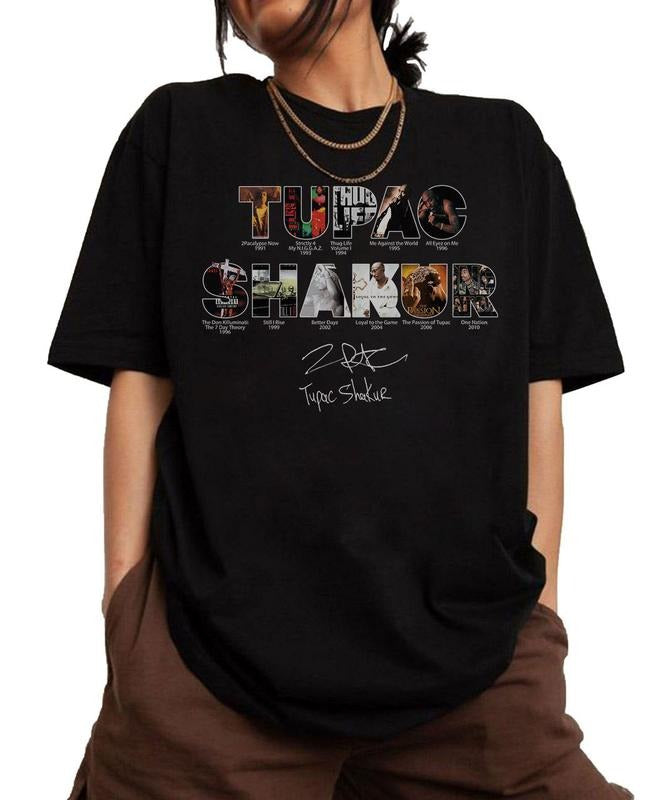 2Pac Album Shirt, 2PAC Rapper Tshirt, Hip Hop Legends and Pioneers Tee, Gift For Fan, 90s Hip Hop Hoodie, Sweatshirt