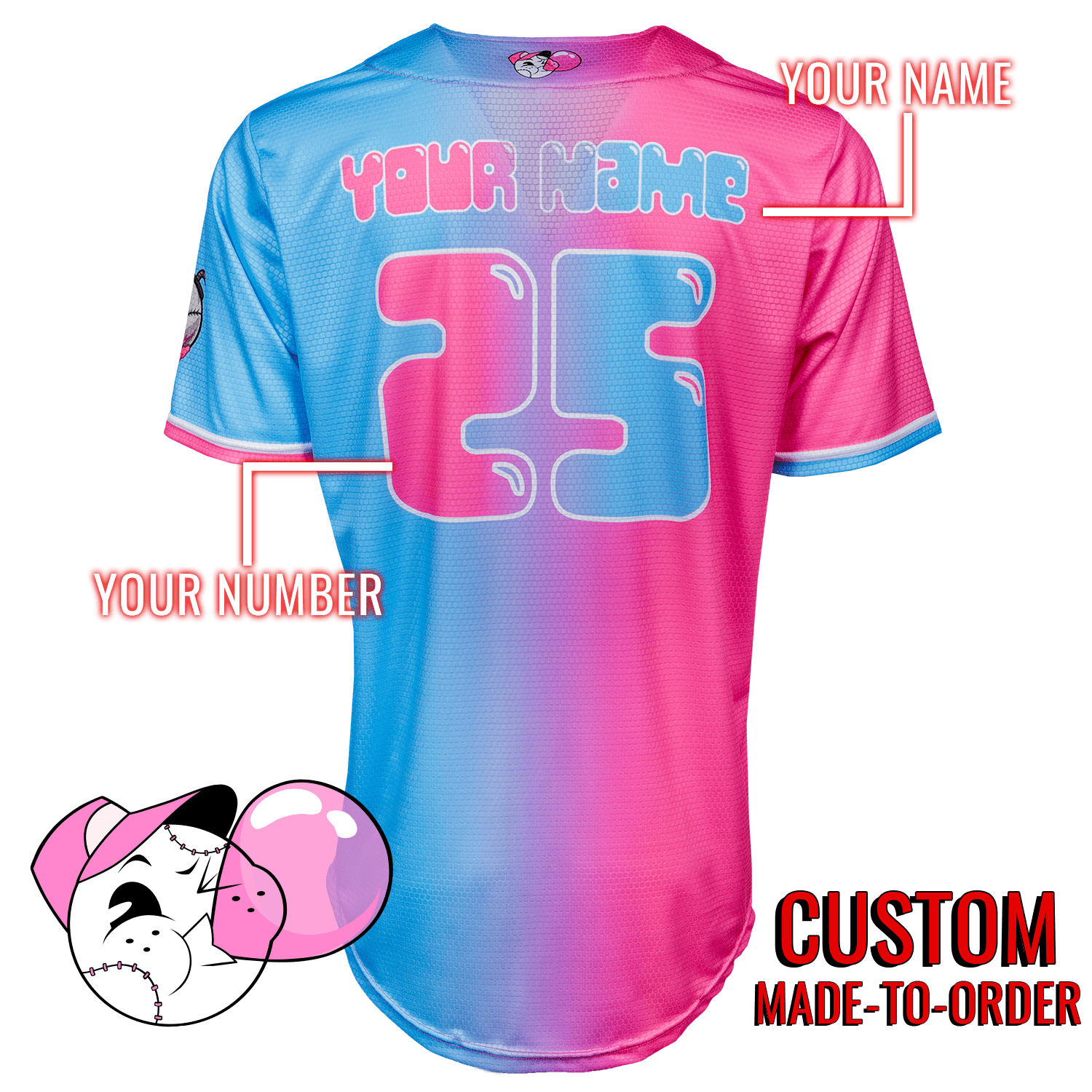Bubblegum Boys Lifestyle Baseball Jersey *CUSTOM*