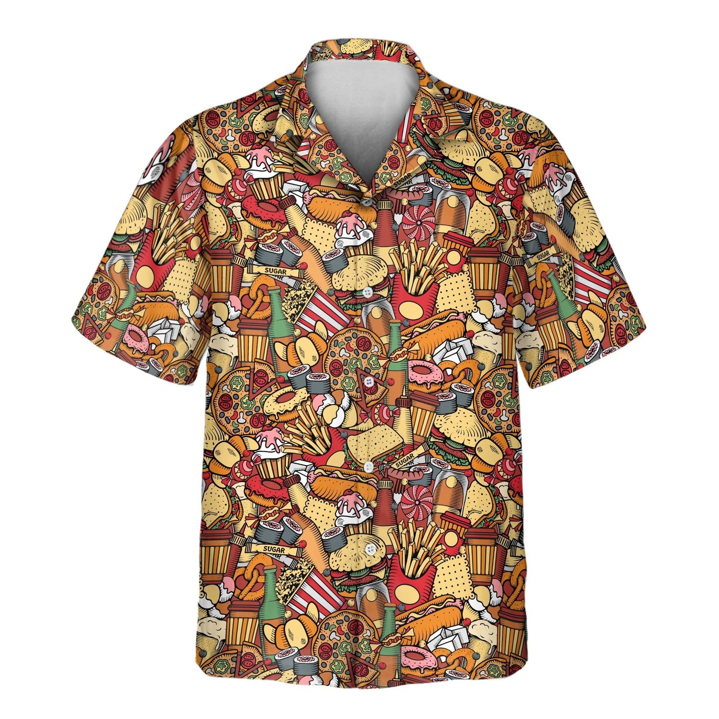 Fast Food Party | Aloha Custom Hawaiian Shirts with Faces or Logos
