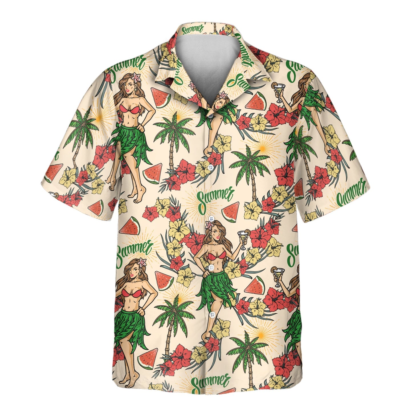 Island Party Vibes | Aloha Custom Hawaiian Shirts with Faces or Logos