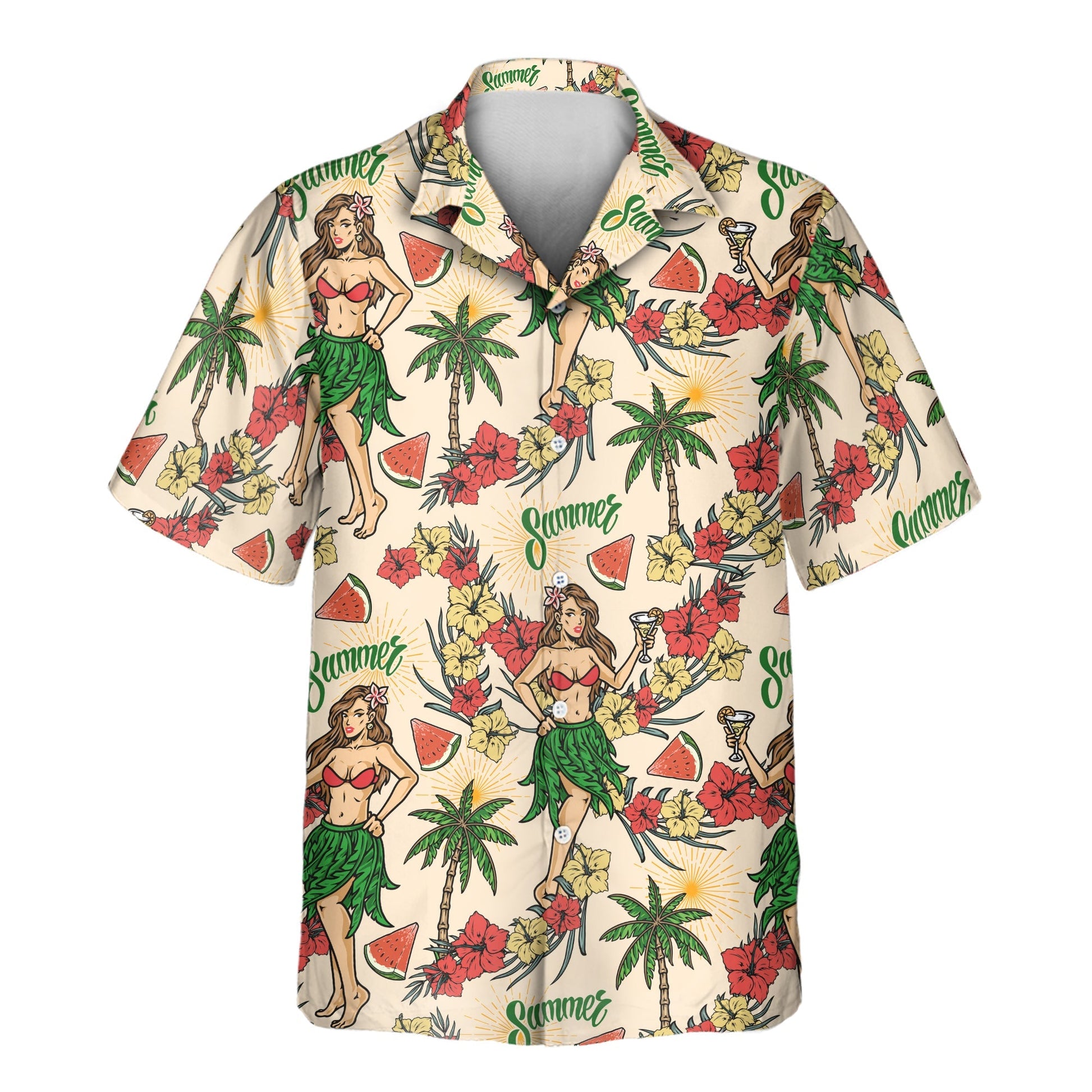 Island Party Vibes | Aloha Custom Hawaiian Shirts with Faces or Logos
