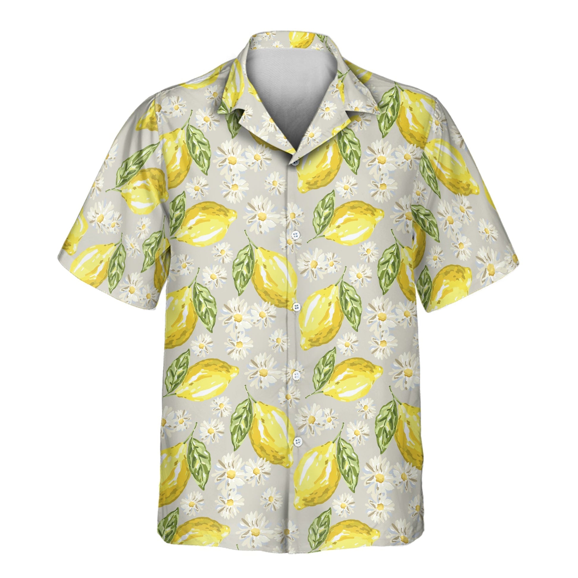 Lemon Grove Vibes | Aloha Custom Hawaiian Shirts with Faces or Logos