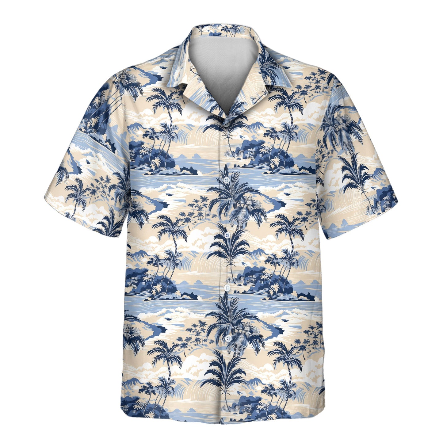 Nostalgic Tropical Paradise | Aloha Custom Hawaiian Shirts with Faces or Logos