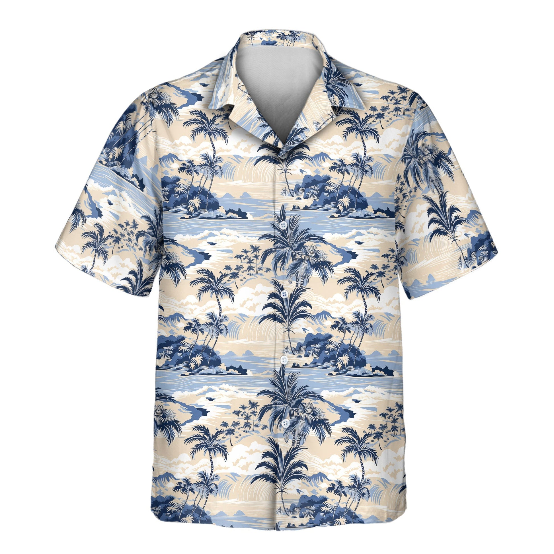 Nostalgic Tropical Paradise | Aloha Custom Hawaiian Shirts with Faces or Logos