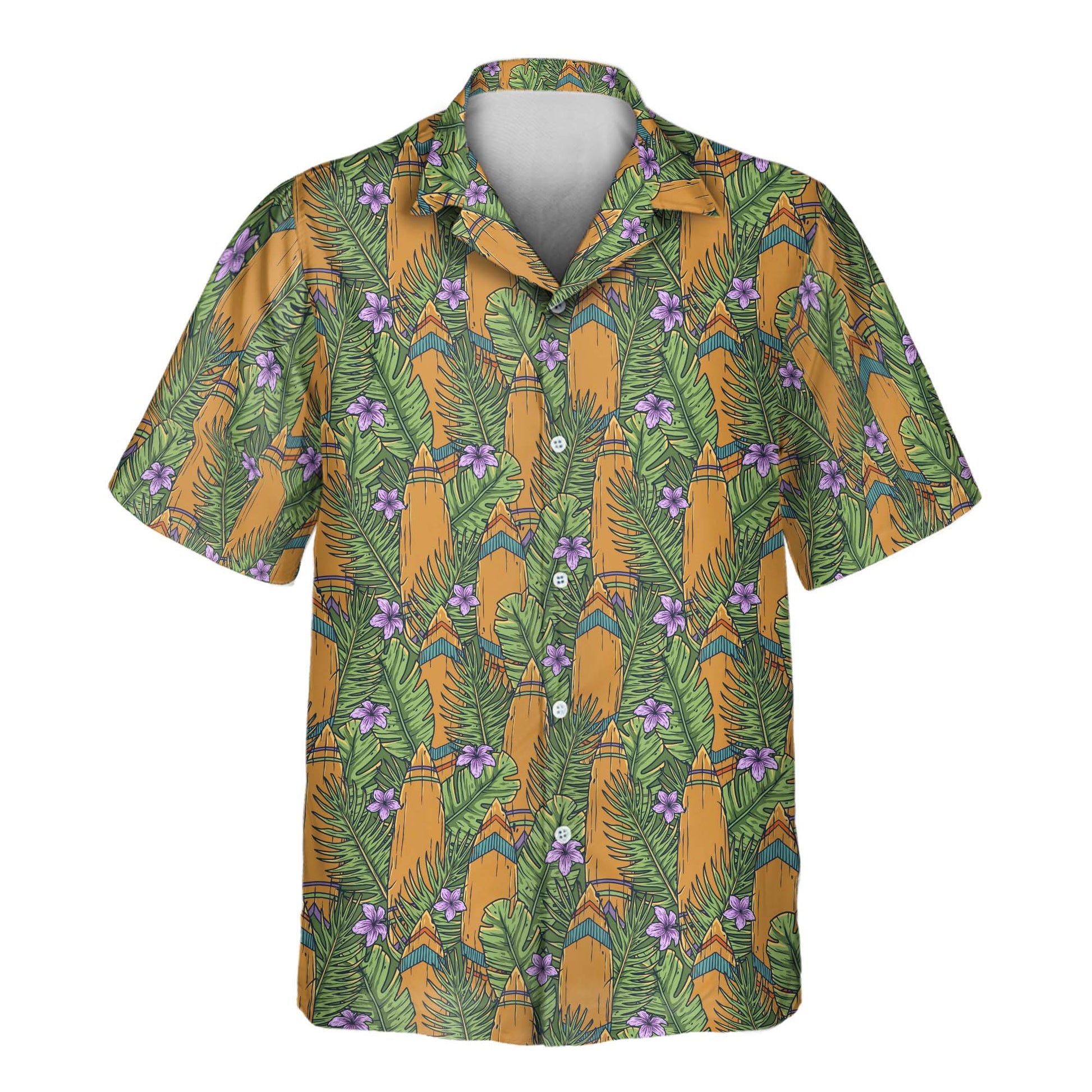 Tiki Surf Legend | Aloha Custom Hawaiian Shirts with Faces or Logos