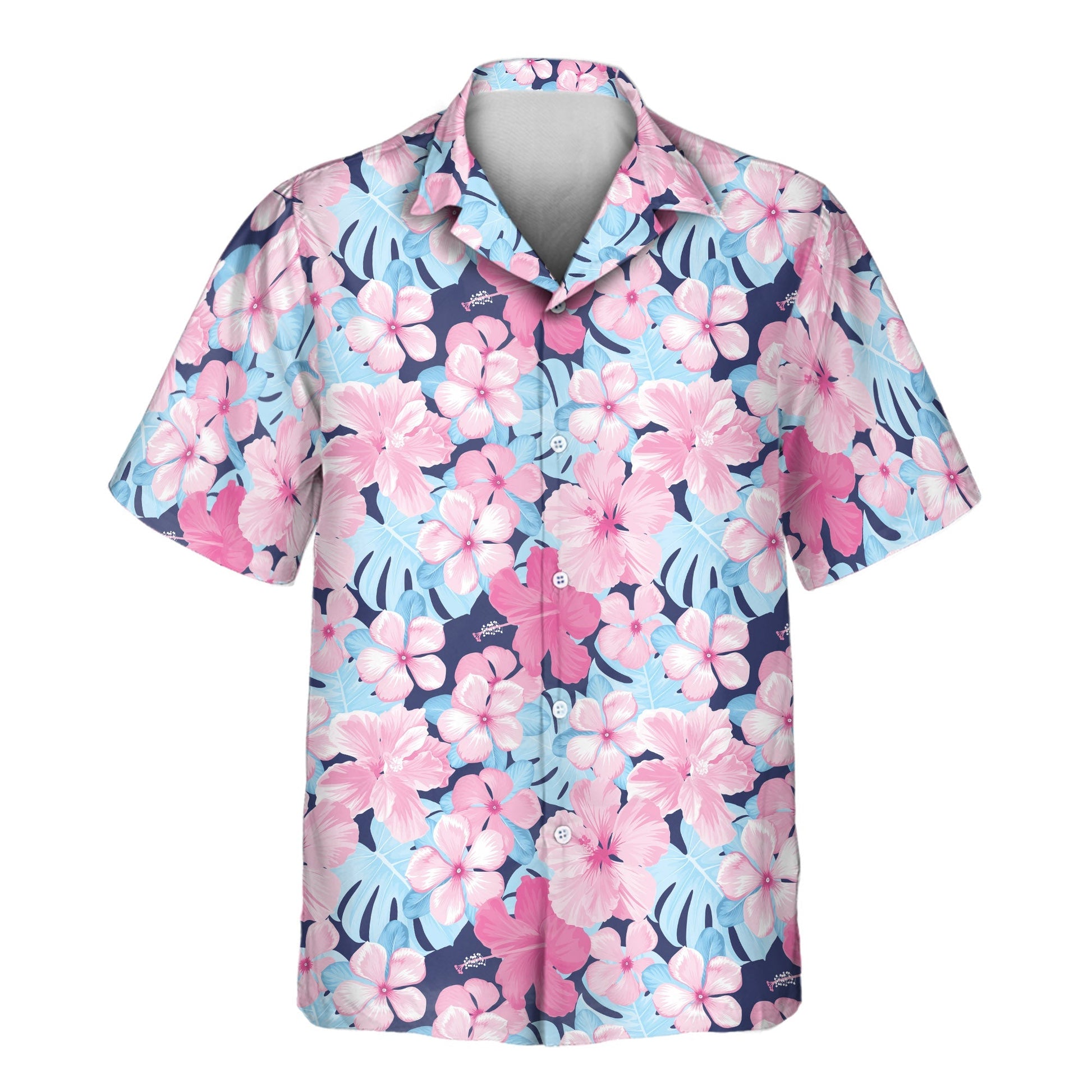 Tropical Floral Escape | Aloha Custom Hawaiian Shirts with Faces or Logos